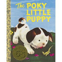 The Poky Little Puppy childrens book cover, link to blog entry about ADD and Art